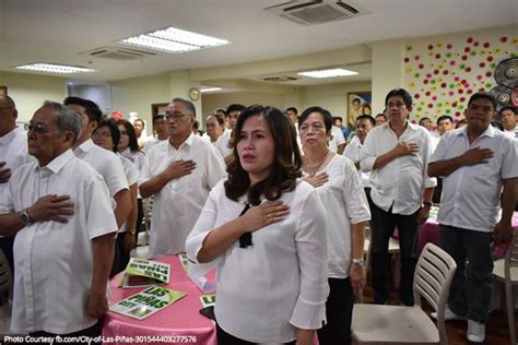 Las Pinas barangay officials oath taking .